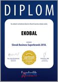 Cena Slovak Business Superbrands 2018 pre značku EKOBAL.