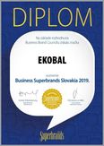 Cena Business Superbrands Slovakia 2019 pre značku EKOBAL.