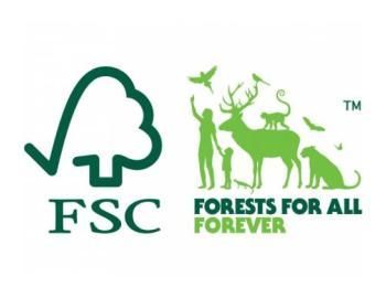 FSC (Forest Stewardship Council) certifikát. 