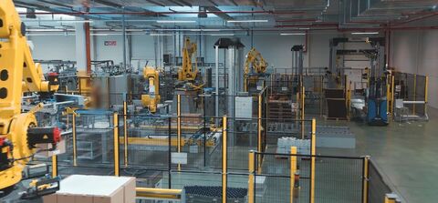 Robotické paletizace 