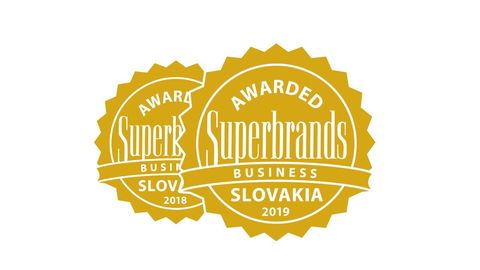 Ocenenie Business Superbrands 2019.